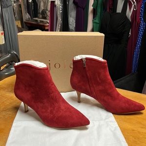 Women’s Joie, RALEAN booties. Color- Currant, EU size 41, US size 10, Gorgeous!